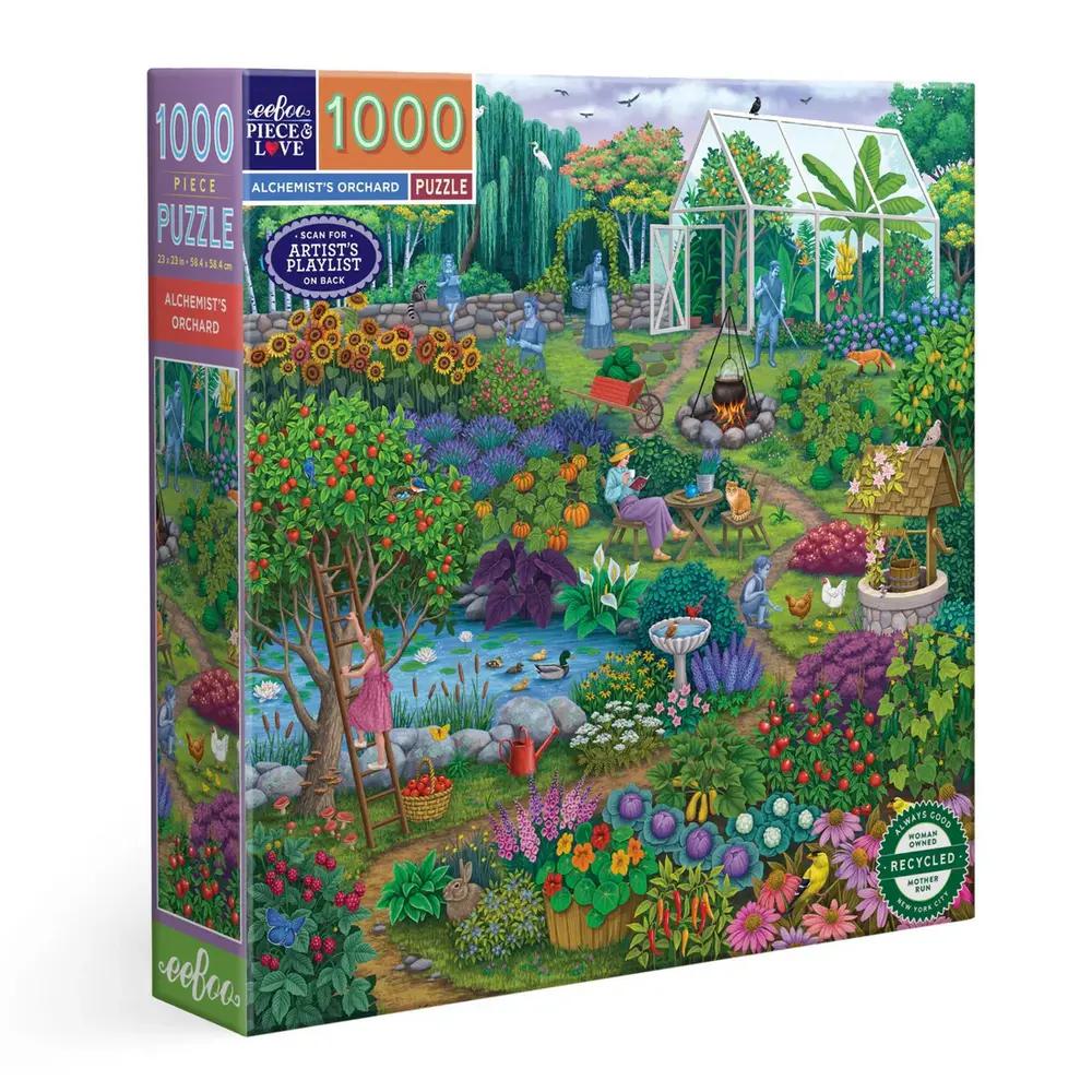 Eeboo, Puzzle, Gifts, 1000 piece, Alchemist's Orchard, 891934